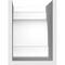Ekena Millwork Standard New Brighton Architectural Grade PVC Rafter Tail, 6"W X 8"H X 16"L RFTP06X08X16NEB - alternate 4